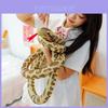 Serpent Jouet en Peluche Réaliste Grand Animal en Peluche Pour Enfants Cadeau Farce Nouveau 2024
