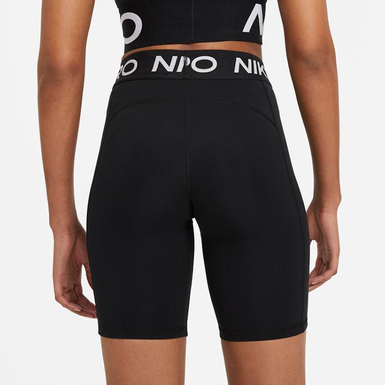 Nike SS22 Logo Print Training Fitness Shorts Women Bottoms Black CZ9841-010