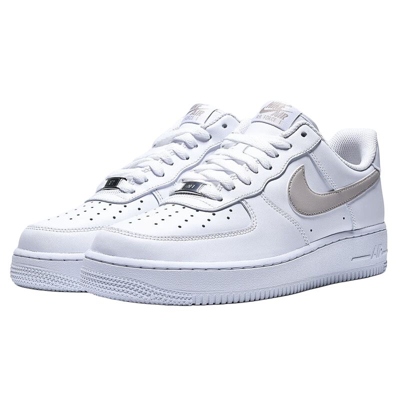 Nike Air Force 1 Wygodne Miękkie Niskie Trampki Męskie Trampki Białe FJ4146-125