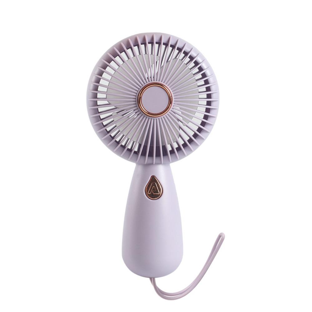with Colorful Light Mini Handheld Fan Portable Small Electric Fan  For Travel Summer Gift