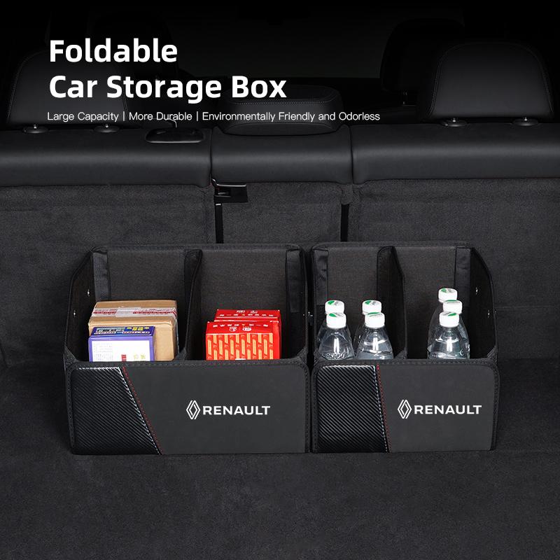 Car Trunk Organizer Box Storage Bag Tools Tidying For New Renault Clio Megane Captur Master Logan Kangoo Trafic Duster Sport SS1
