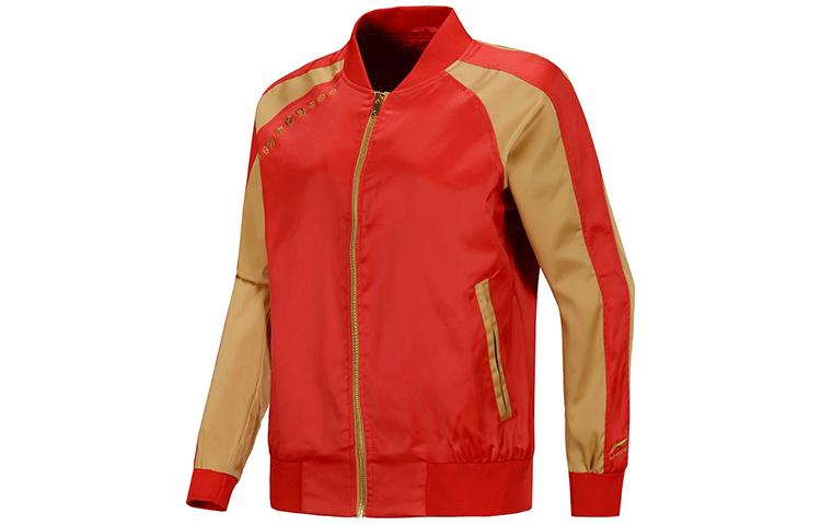 Li Ning Rijin Doujin Collection Jackets Women s Vermilion Baseball Collar Moderate Other AJDQ016-2 M
