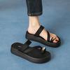 Pinch slippers New summer with skirt thick-soled sandals