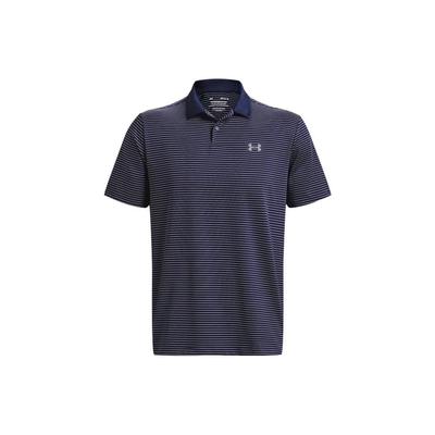 Slim Fit Striped Short Sleeve Polo Shirt Men Tops Navy-Blue 1377376-410