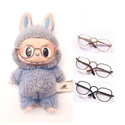 For Labubu 10Cm Cotton Doll Glasses Sven Glasses 6Cm Wide Toy Glasses Accessories Suitable For Bjd Glasses Gifts