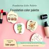 Foundation Disposable Makeup Artist Color Testing Palette – Wash-Free Paper Pad