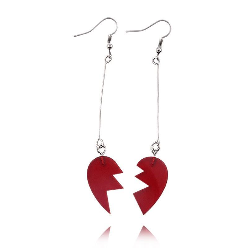 Anime JoJo Bizarre Adventure Cosplay Earrings Pierre Polnareff Splice Heart Kakyoin Noriaki Cherry Clip Earrings Jewelry Gifts