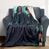1pc The Matrix Flannel Throw Blanket - HD Printed Lightweight Soft Warm All-Season Blanket for Sofa, Bed, Travel, Camping 008