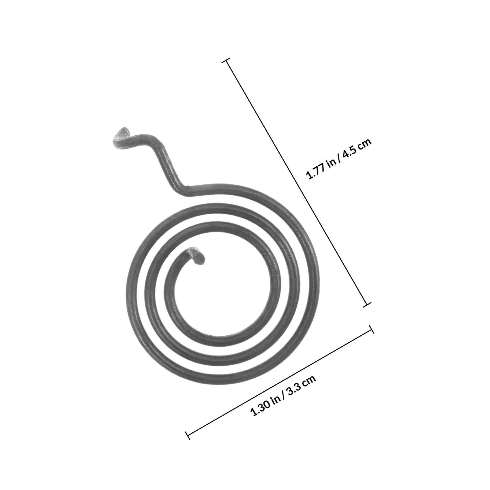 

4pcs Iron Return Spring Replacement For Door Handle Internal Repair Hardware Parts Durable Metal Spring For Garage, Fence, 4.5X3.3X1CM