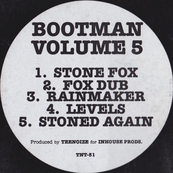 

12inch Record BOOTMAN - Volume 5 TNT51 TNT Records US Dance & Electronica Used