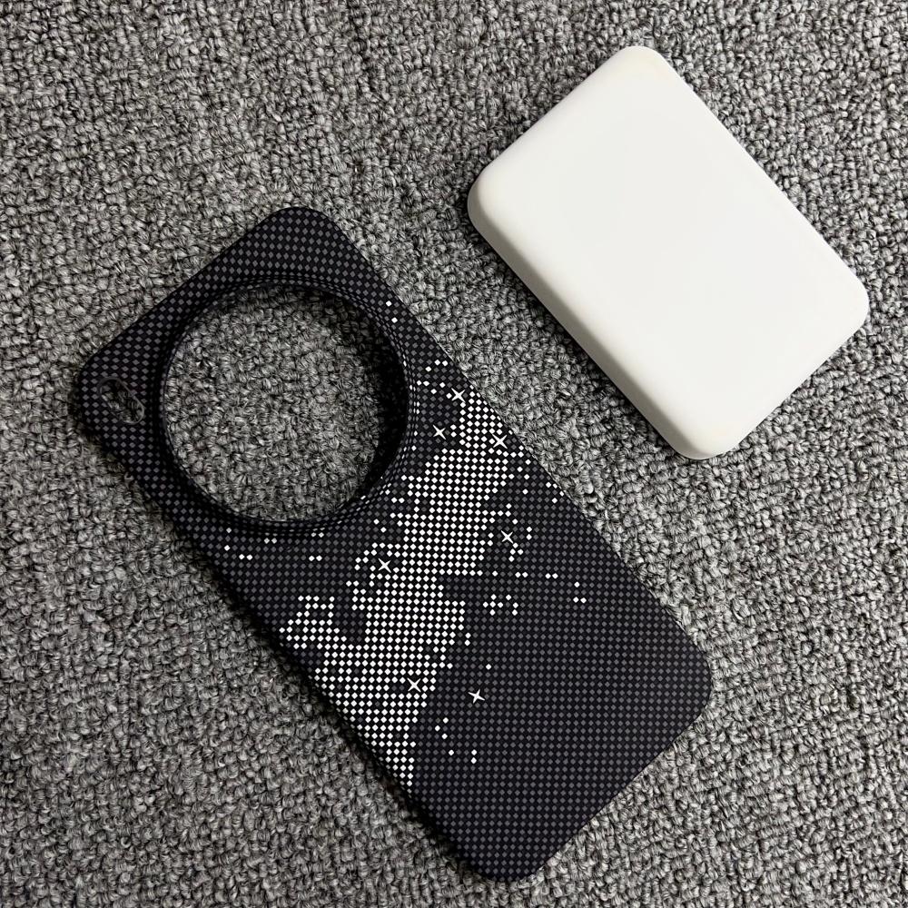 Rahmenlose Carbonfaser Kevlar PC Für Magsafe Magnetische Handyhülle Für VIVO X300 X200 Pro Mini Ultra Mode Kabelloses Lade Cover