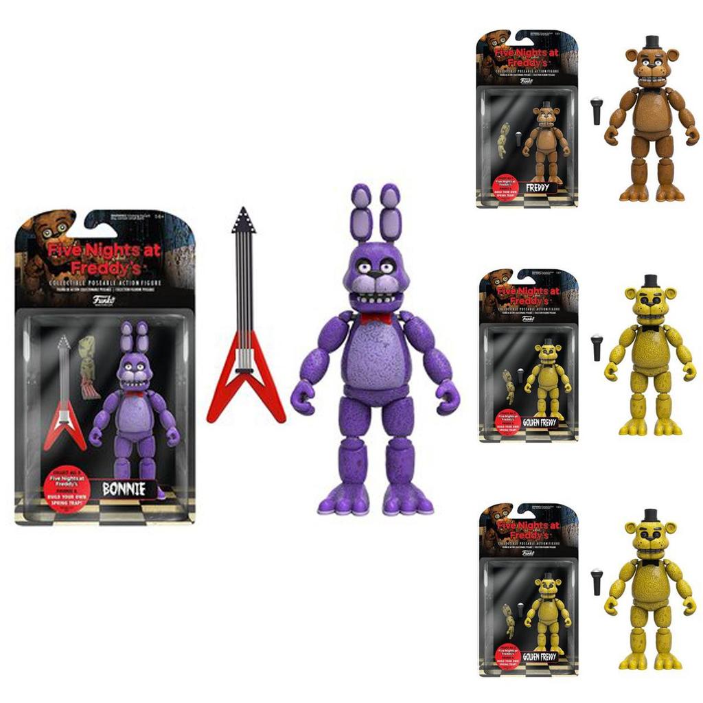 Fnaf Five Nights At Freddy's Action Figure Articolata Golden Freddy Per Bambini