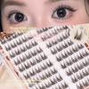 100 Cluster 6-11MM Self Adhesive False Eyelashes Anime Style False Eyelashes  Daily/Party