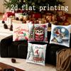 Home Decor Christmas-themed Cute Animal & Holiday Pillows Pattern Cushion Cover Suitable for Sofa Bedroom Car Pillow Cover