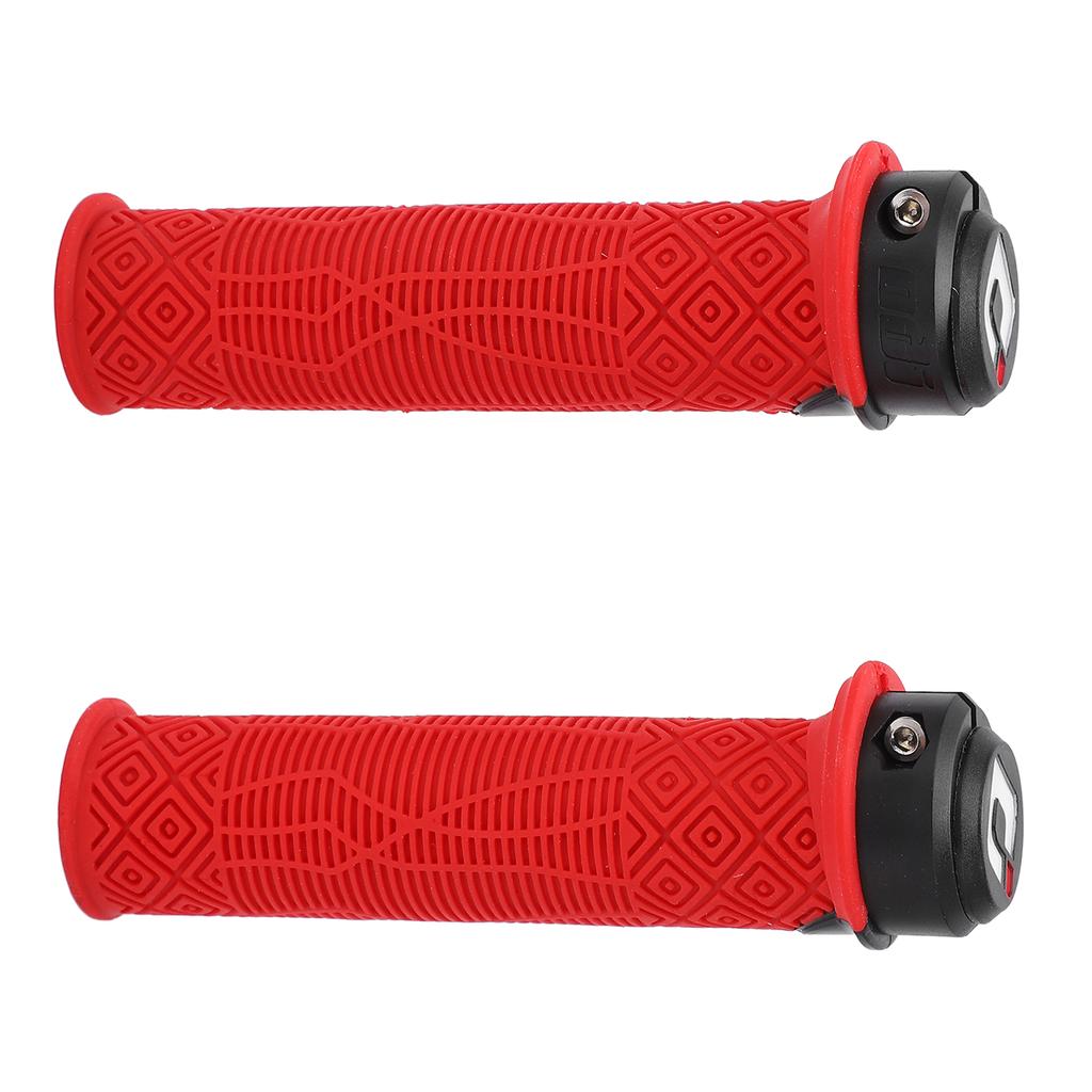 2Pcs Bike Handle Grip Rubber Anti Slip Wear Resistant Ergonomic Hollow Design Bike Handlebar Grips Cover