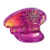 Rhinestones Studs Costume Hat Decor Novelty Gothic Party for Cosplay Events