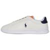 Polo Court Lær Rund Tå Snøresko Herre Sneakers Hvit 809931260002