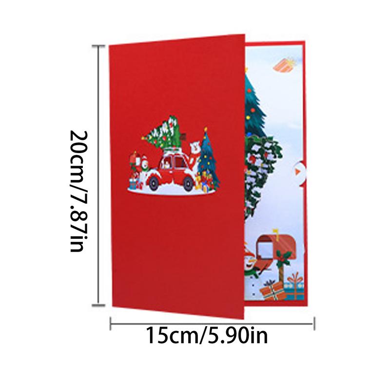 3D Christmas Cards 3D Christmas Greeting Card Creative Popup Christmas Cards 3D Christmas Greeting Card Funny Christmas Greeting
