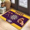 Lustige Dartscheibe Bier Fußmatte Retro Kneipe Club Willkommensmatte Man Cave Dekoration Eingang Teppich Geschenk Für Dartspieler Innen Teppich