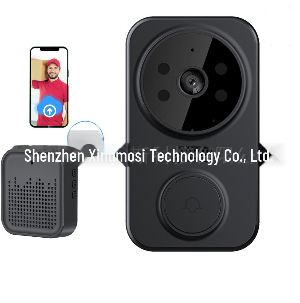 Low Power Wireless Smart Video Doorbell with WiFi and Visual Electronic Cat Eye