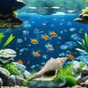 Conch Shape Fish Hideaway Cave Resin Fish Tank Ornaments Shrimp Hiding House  Small Fish Tank