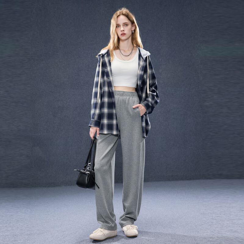 

Sancai Women s Elastic Waist Straight Leg Casual Pants XL