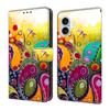 For iPhone 17 Case PU Leather Wallet Phone Cover with Stand