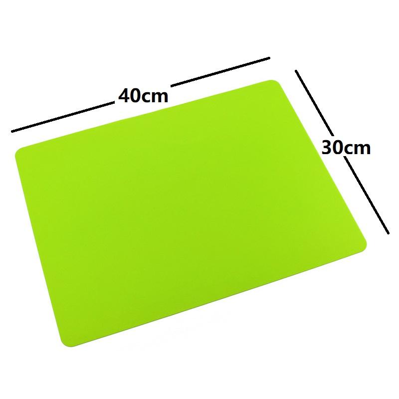 40*30 см силиконовый коврик для выпечки антипригарный подложка для сковороды подставка для посуды защитный коврик для кухонной выпечки коврик для духовки теплоизоляционная подложка M 40x30cm зелёный