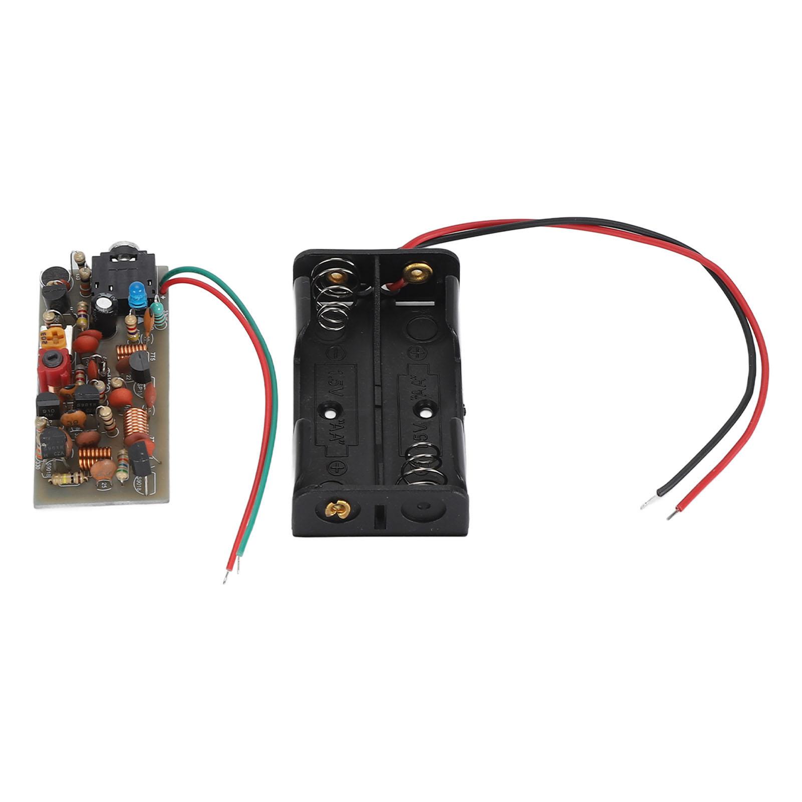 

Набір плати FM-передавача з регульованою гучністю, набір модуля передавача бездротового мікрофона для DIY