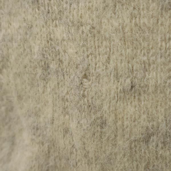 VINTAGE 70s knit coat L Gray Women Used