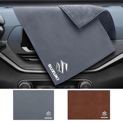 Car Towel Double-sided Coral Fleece Auto Cleaning Cloth for Suzuki Samurai S-Cross SX4 Swift XL-7 ALTO IGNIS Car Accessories