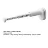 1/2Pcs Retractable Clothes Drying Rack Strong Load-bearing Simple Installation Foldable Hanger Pull-Out