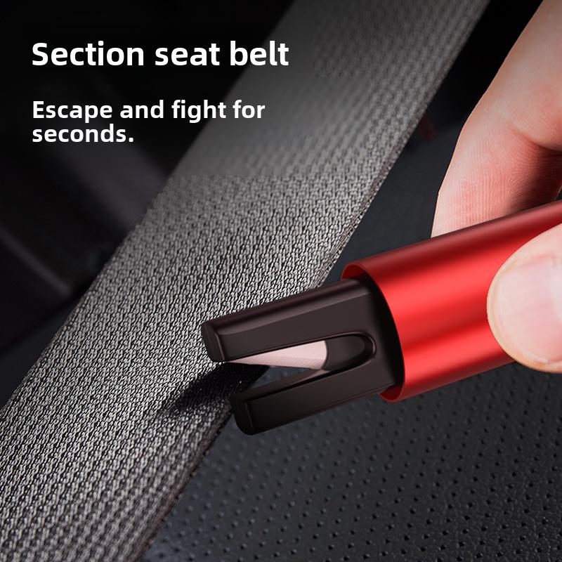 "New Multifunctional Car Emergency Escape Tool with Tungsten Steel Window Breaker"