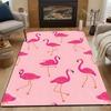 Multi-Size Pink Flamingo Carpet for Living Room Bedroom Bedside Floor Mat Sofa Table Area Rugs Home Decor for Gifts