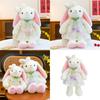 Cute Rabbit Plush Doll With Dress And Bow Decoration For Girls Childrens Gift