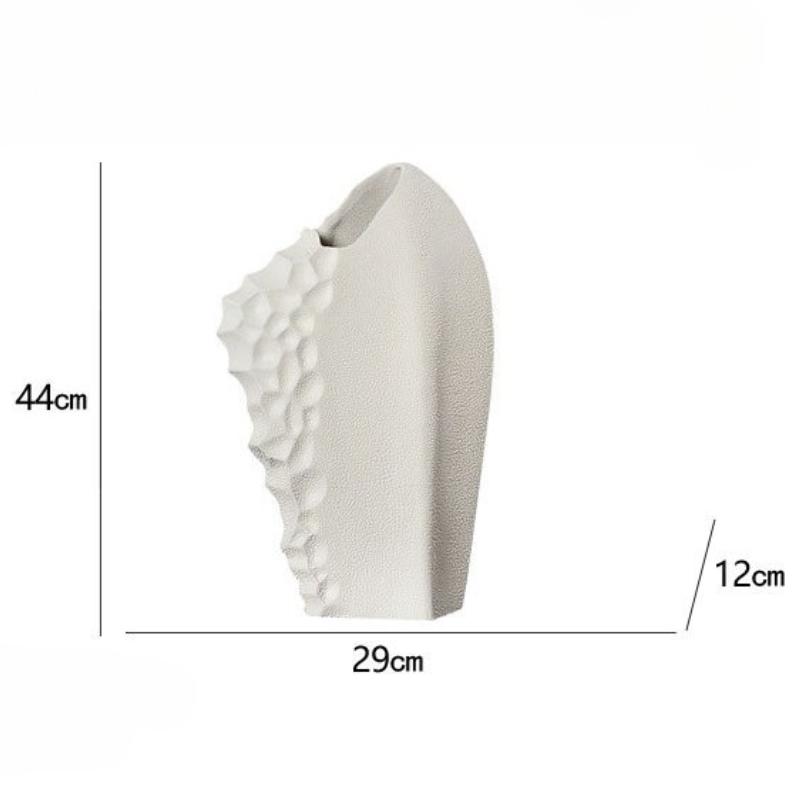 

Nordic Vase Luxury Unusual Shape Desktop Vases Elegant Art Flower Plant Bottle Home Living Room Dining Table Ornament Decor
