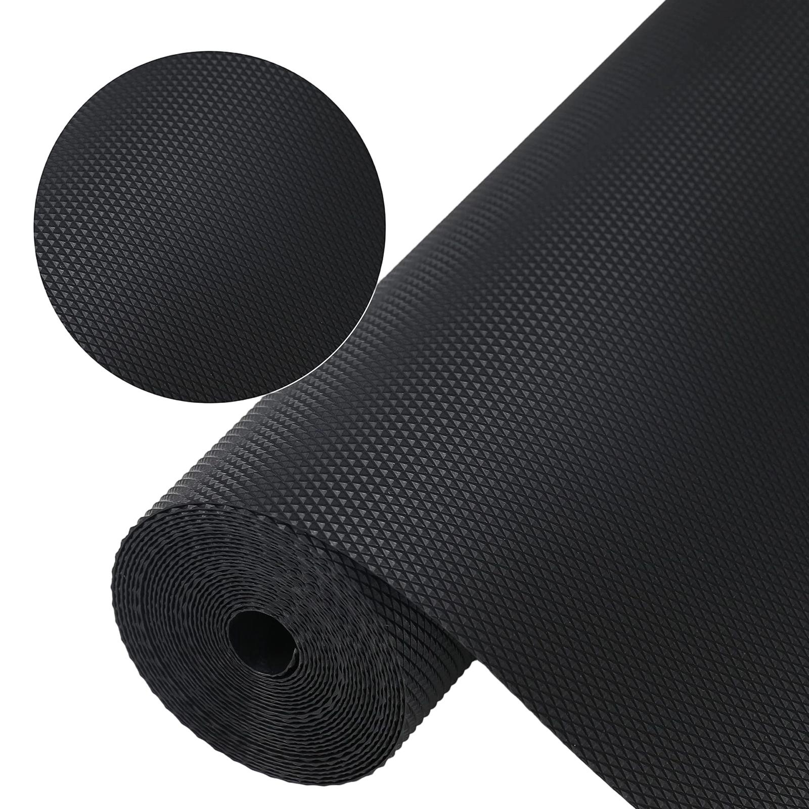 EVA Thickened Printed Table Mat Waterproof Oilproof Kitchen Cabinet Liner Non-slip Durable Surface Protector Roll 30x300cm One Size чёрный