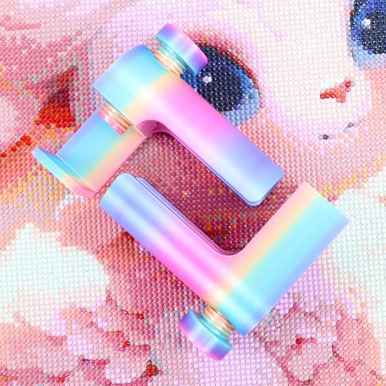 Yousheng 1 Set Diamond Art Canvas Holder 3D Printed Canvas Scroll Kit Adjustable Canvas Scroll Ring Roller for Paint by Number Craft Canvas