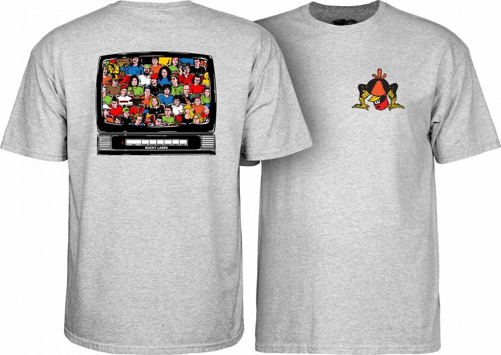 

Powell Peralta Bucky Lasek STADIUM Skateboard T Shirt ASH GREY Unisex T-Shirt XXL