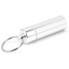 Aluminum Alloy Pill Box Waterproof Keychain Pill Holder Organizer for Outdoor Travels