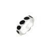 SCALETTO WS018 Black Epoxy Oval Ring