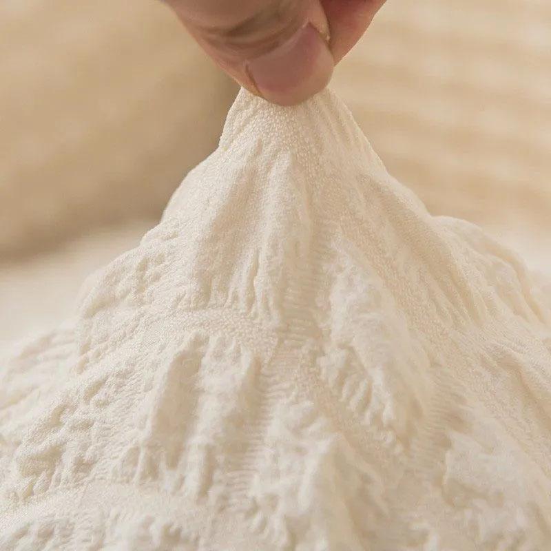 Bubble Cloth Sofa Cover All-inclusive Universal Cover Combination Chaise Longue Corner L-shaped Sofa 1/2/3/4 Seaters Universal