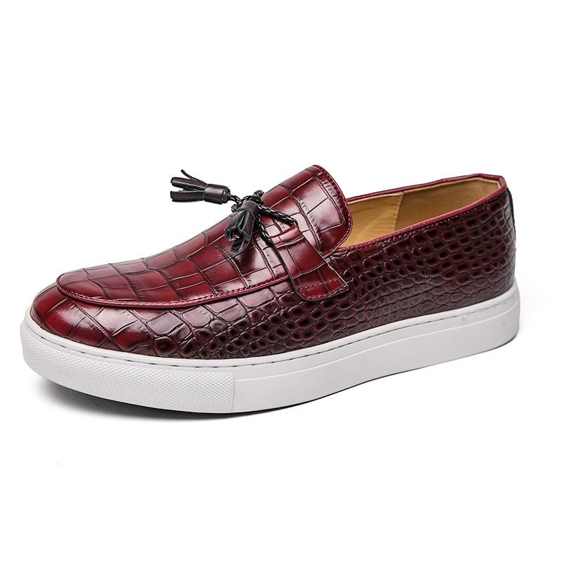 Men's Plus Size Tassel Slip-on Loafers - British Casual Fashion Summer Shoes