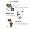 Titanium steel chain, rotating ring niche, stainless steel rotating chain, bottle opener trend bottle opening ring, male