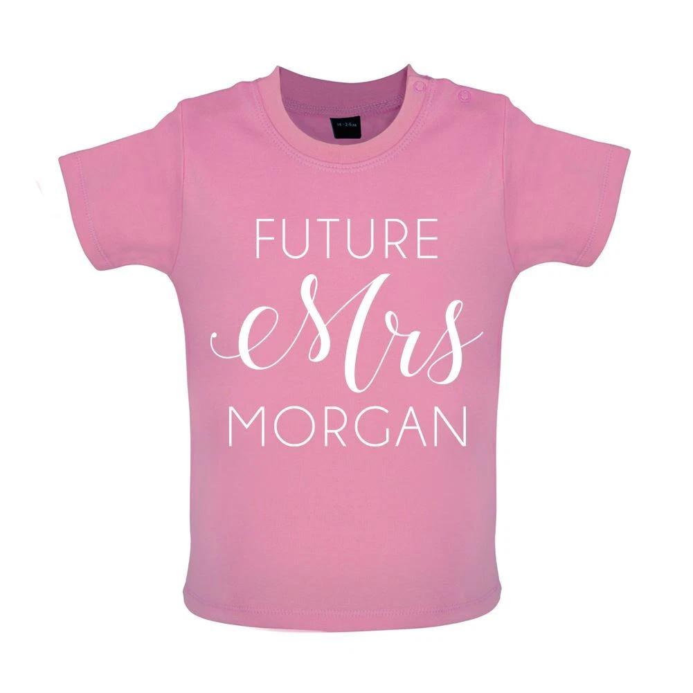 Future Mrs Morgan - Baby Kids Boys Girls Unisex T-Shirt / Babygrow - TV Funny Presenter Piers Love 100