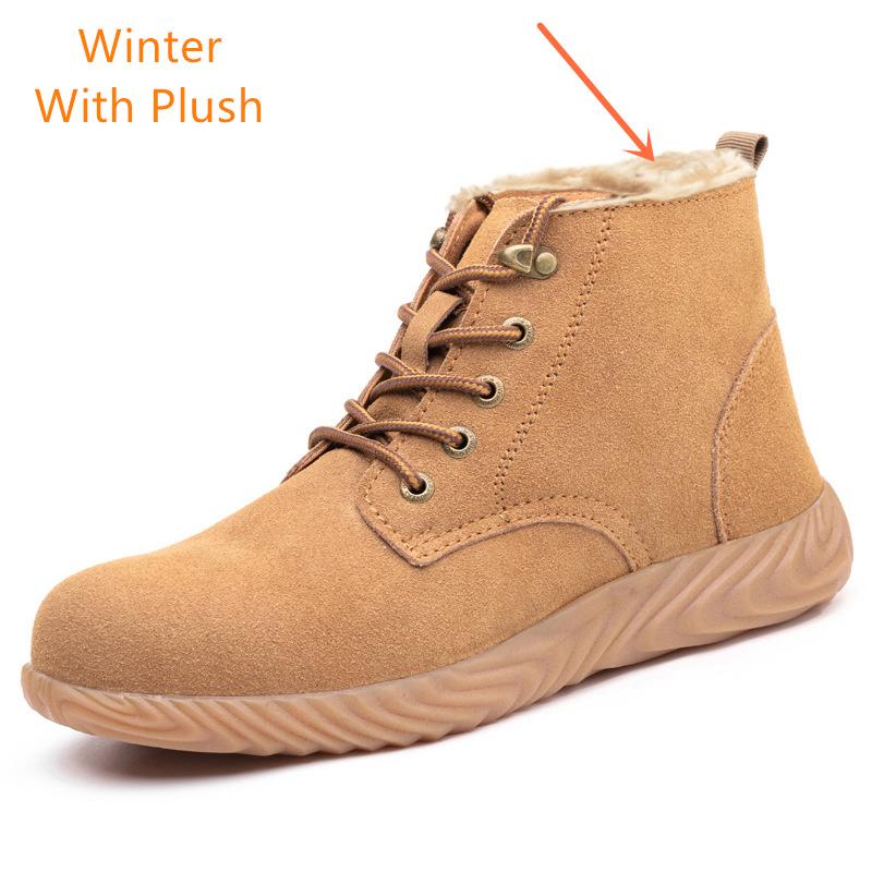 Zimní svářečská obuv Ochranná obuv proti opaření a proti nárazu pro muže gumová podrážka boty ochranná pracovní obuv pro stavebnictví