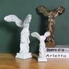 European Victory Goddess Figures Sculpture Resin Crafts Home Decoration Retro Abstract Goddess Statues Ornaments Business Gifts