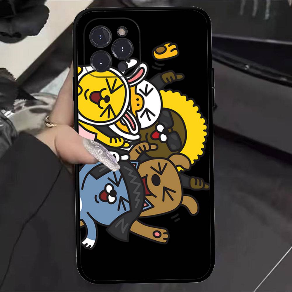 K-KAKAOS FRIENDS Cartoon Phone Case For IPhone 17 16 15 14 11 12 13 Mini Pro XS Max Plus Funda Shell