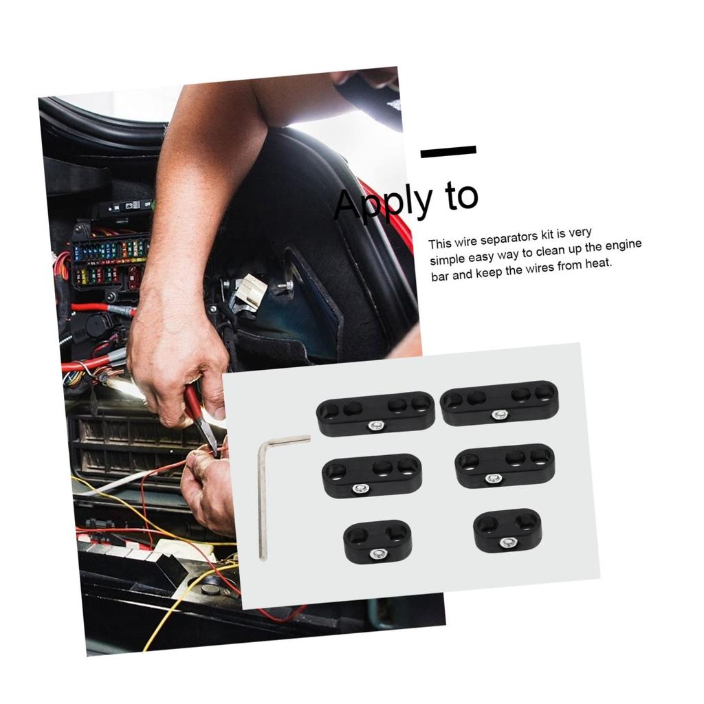 Totority 1 Set Wire Separator Ignition Wire Holder Separator Holder Spark Plug Computer Abs