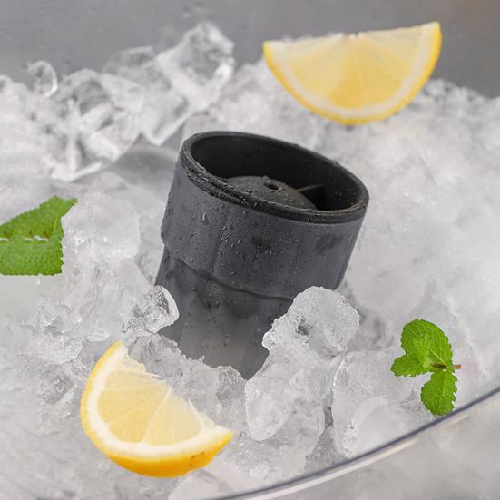 1/4Pcs Ice Mold Sphere Maker Stackable Easy Release Circle Ice Mold with Lids Large Spherical Ice Makers for Whiskey Cocktails Bourbon